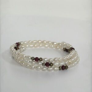 freshwater pearls real amethyst bracelet